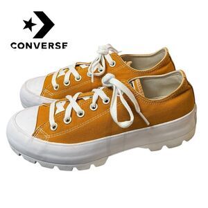 Converse Chuck Taylor All Star Low Seasonal Lugged Yellow 568621C Sneakers 8.5